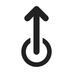 Swipe Up SVG Icon